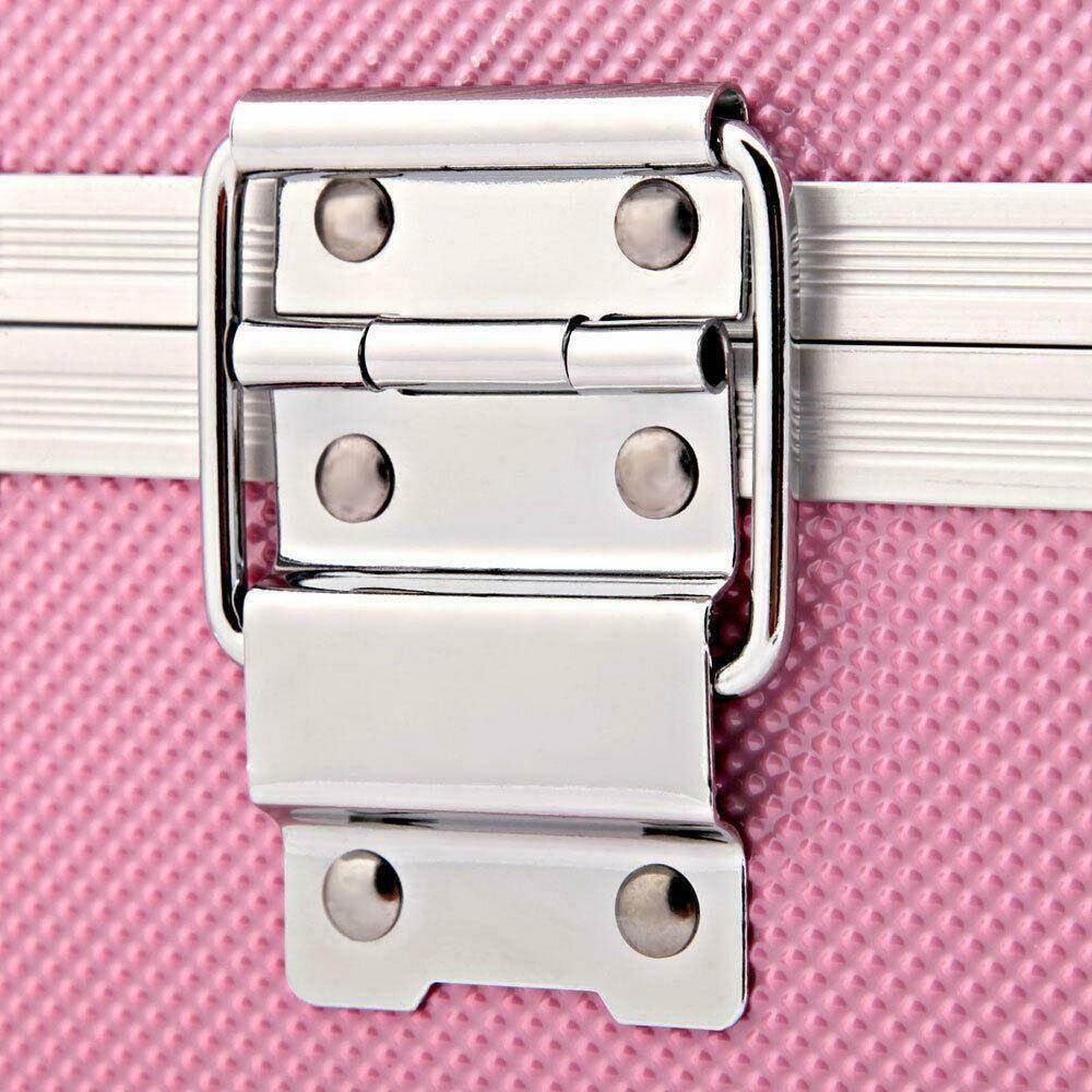 4in1 Pro Aluminum Practical Makeup Case Box Salon Cosmetic Organizer Trolley