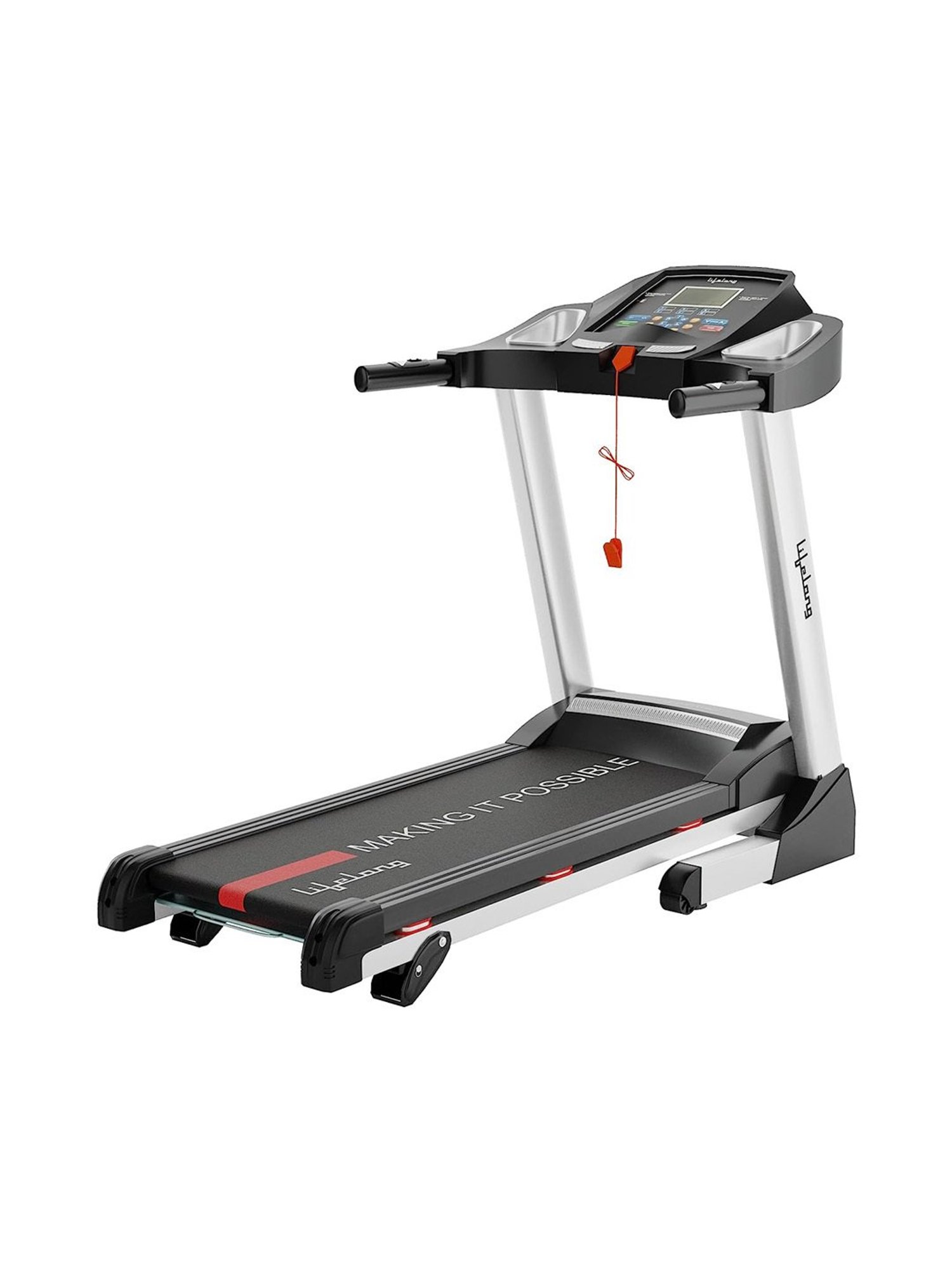 Lifelong Fit Pro 4.5 HP Peak Motorised Treadmill (Black) Size - One Size
