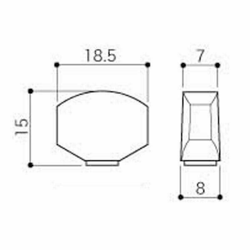 NEW Gotoh SG381-P8 MGT L4+R2 Set Mini Locking Tuners AMBER Buttons 4x2 - CHROME