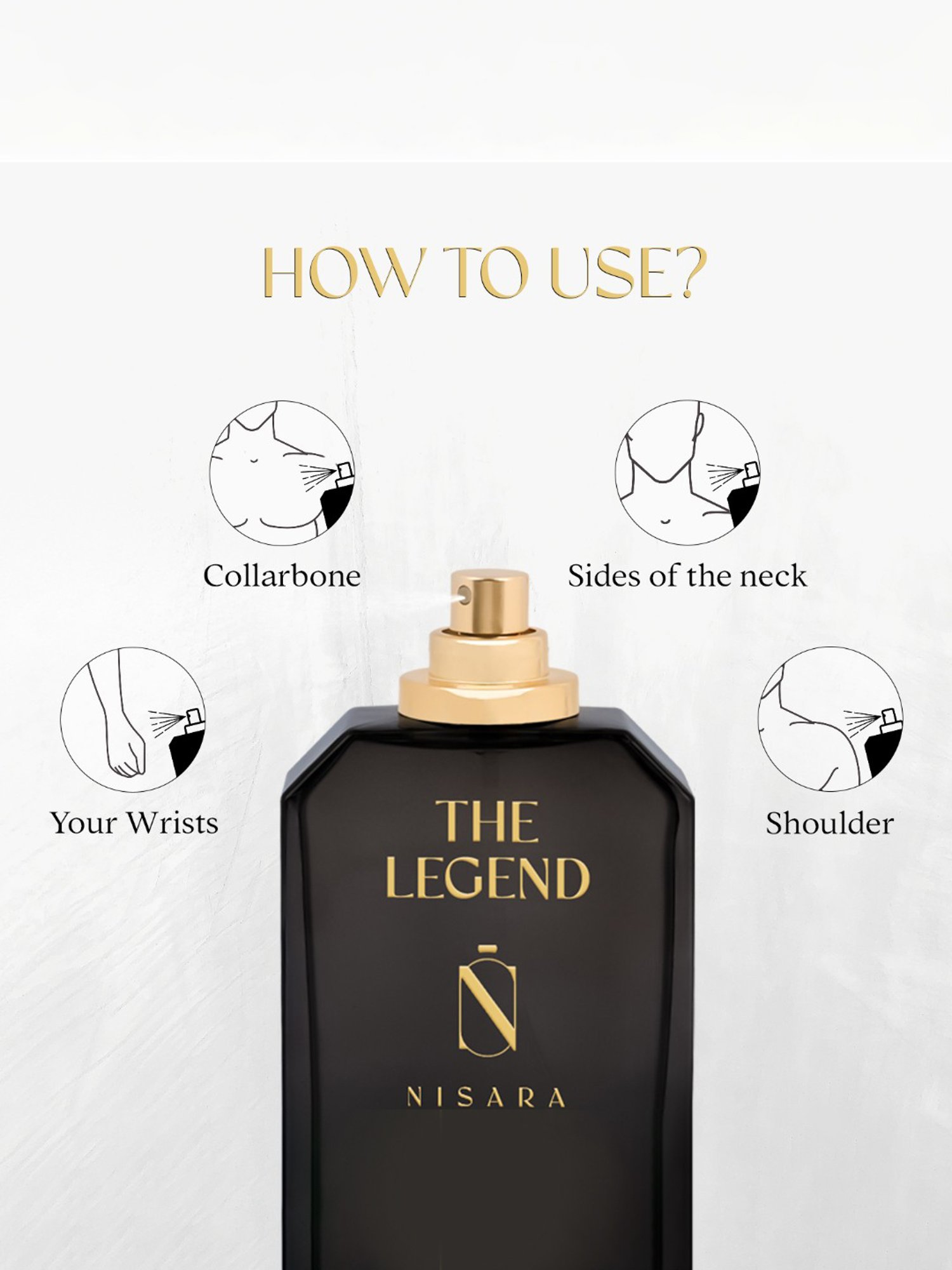 NISARA The Legend Eau de Parfum For Men - 50 ml