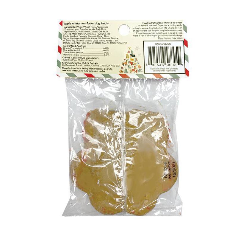Molly's Barkery Santa Clause Dog Treats - 2.05oz