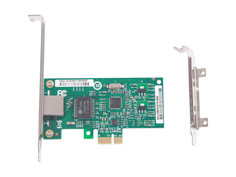 1G Gigabit CT Desktop PCI-e Network Adapter (NIC) for Intel 82574L Chip, Single Copper RJ45 Port, PCI-e X1, Compare to Intel EXPI9301CT / EXPI9301CTBLK