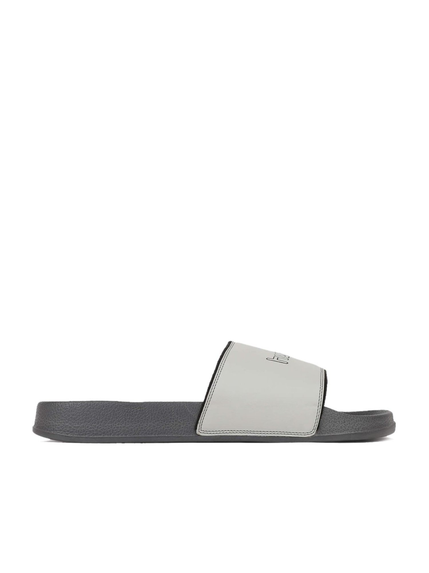 Hummel Men's Classic Grey Slides
