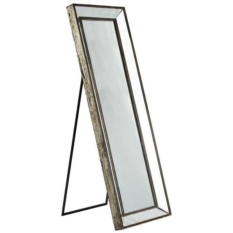 15"x51" White Full Length Over The Door Mirror White - Patton Wall Decor