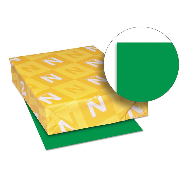 Neenah Paper Exact Brights Paper 8 1/2 x 11 Bright Pine 50 lb 500 Sheets/Ream 26801