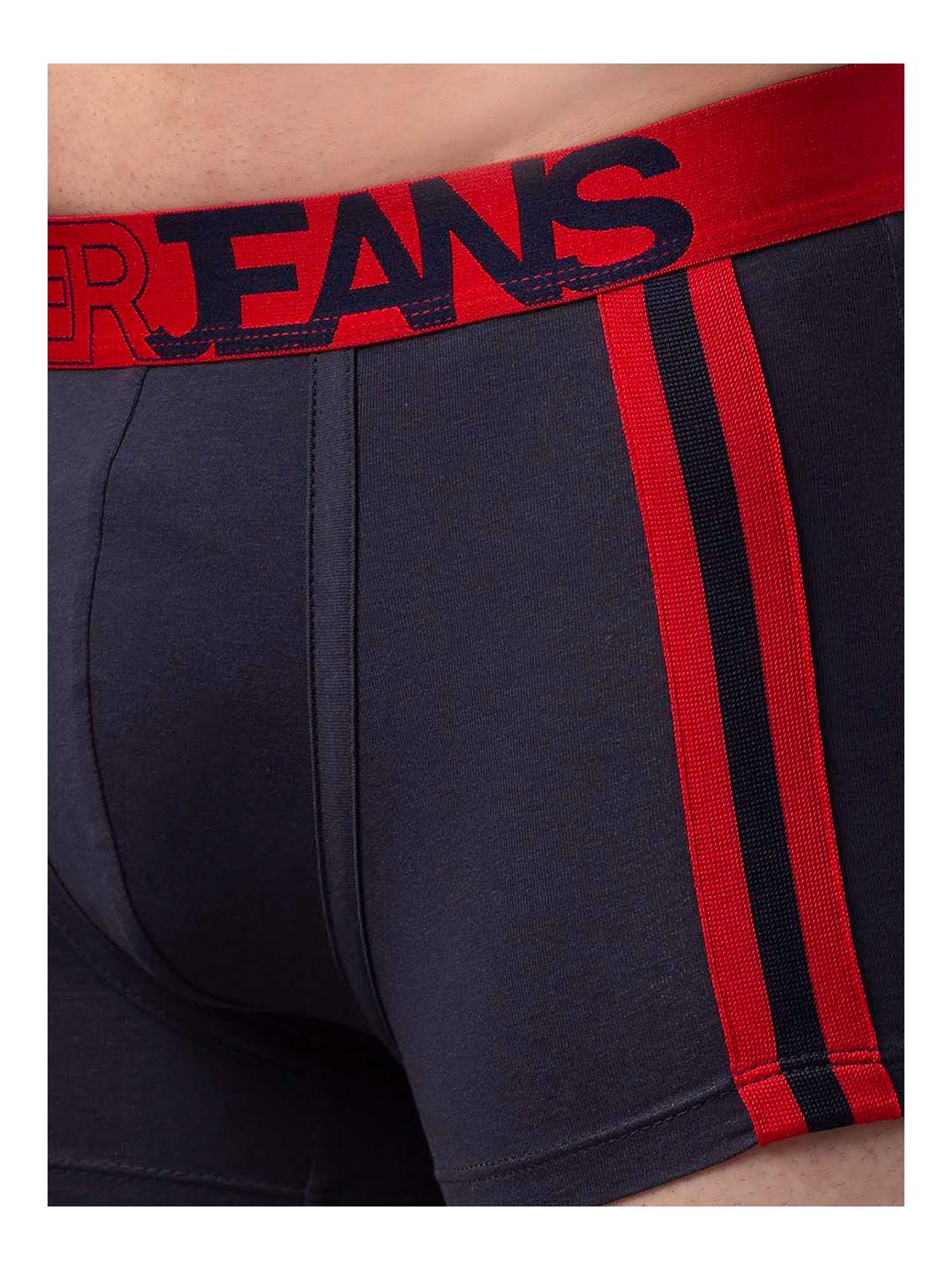 UnderJeans by Spykar Blue & Red Striped Trunks