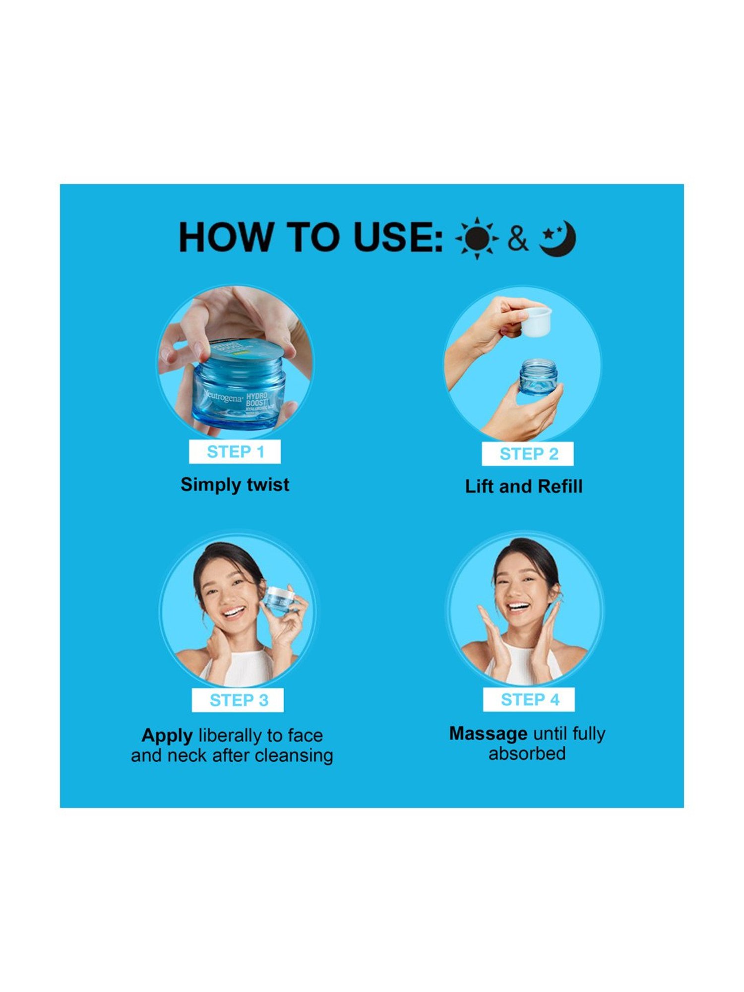 Neutrogena Hydro Boost Water Gel Refill - 50 gm