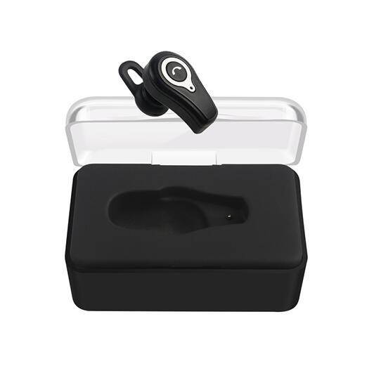 DPRUI wireless headphones with Charging Box Wireless Stereo Earbud Business Earphone Bluetooth headphones for a mobile phone (Black)