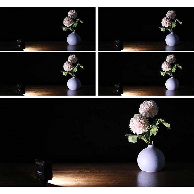 VL49 2000mAh LED Video Light w 3 Cold Shoe Rechargeable Soft Light Panel for DJI OSMO Mobile 3 OM 4 Pocket Zhiyun Smooth Sony ZV1 A7 III RX100 VII Canon G7X III A6400 Camera GoPro 8 Vlogging