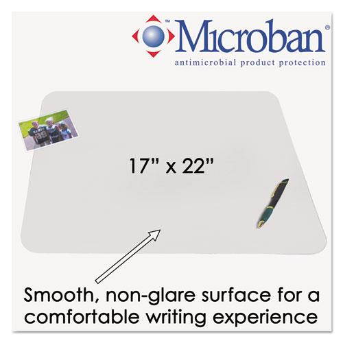 KrystalView Desk Pad with Microban 22 x 17 Matte Clear