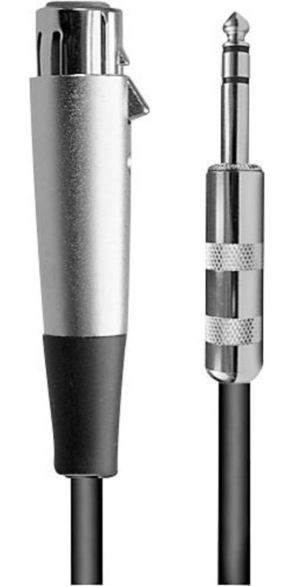 Livewire Advantage Interconnect Cable 1/4" TRS Male to XLR Female 3 ft. Black