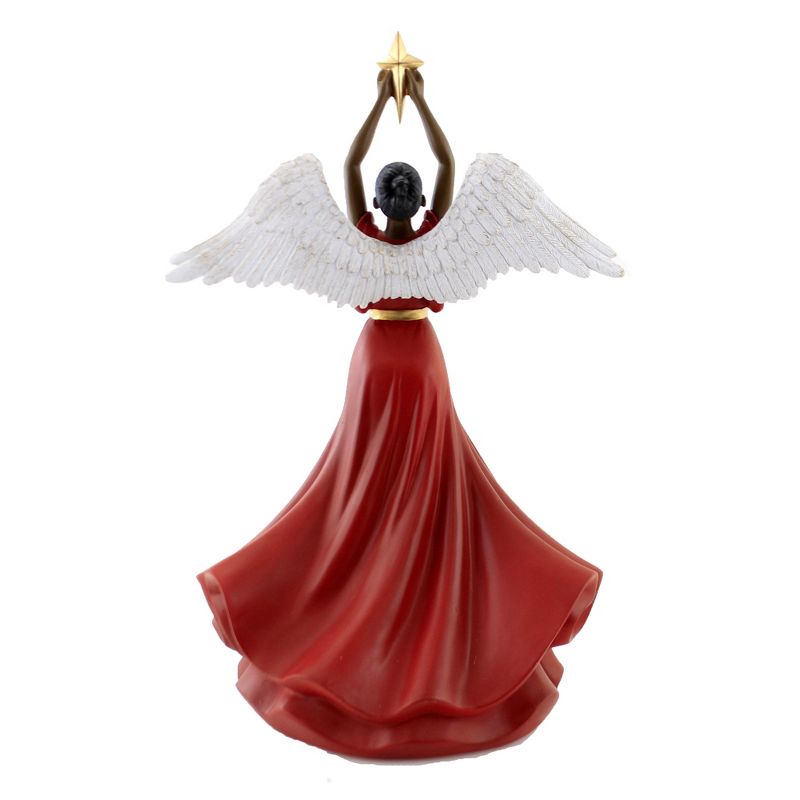 Black Art 14.75" Nativity Angel Joseph Mary Jesus  -  Decorative Figurines