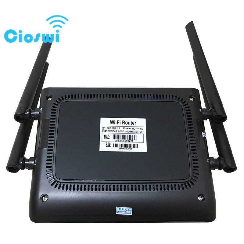 Openwrt Router 1200 Mbps Wireless Router 5Ghz Smart App Manage Wifi Router Large Coverage 802.11ac Support DDNS/WPS