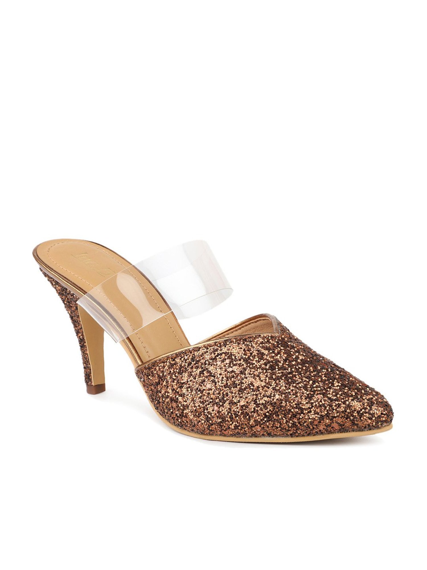 Inc.5 Women's Antique Gold Mule Shoes