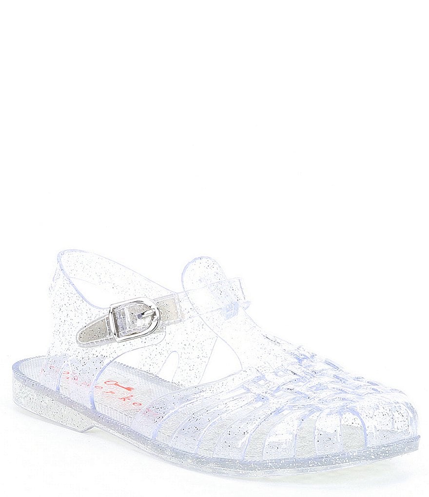 Copper Key Girls' Jelleee Fisherman Sparkle Jelly Sandals (Infant)