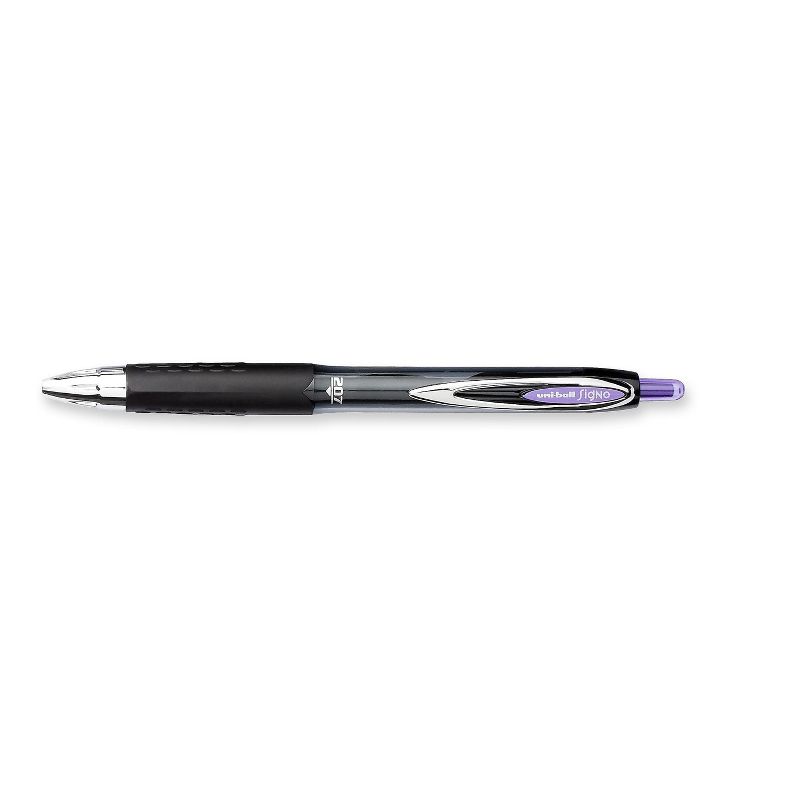 uni-ball Signo 207 Retractable Gel Pen Purple Ink 0.7mm Dozen 70221