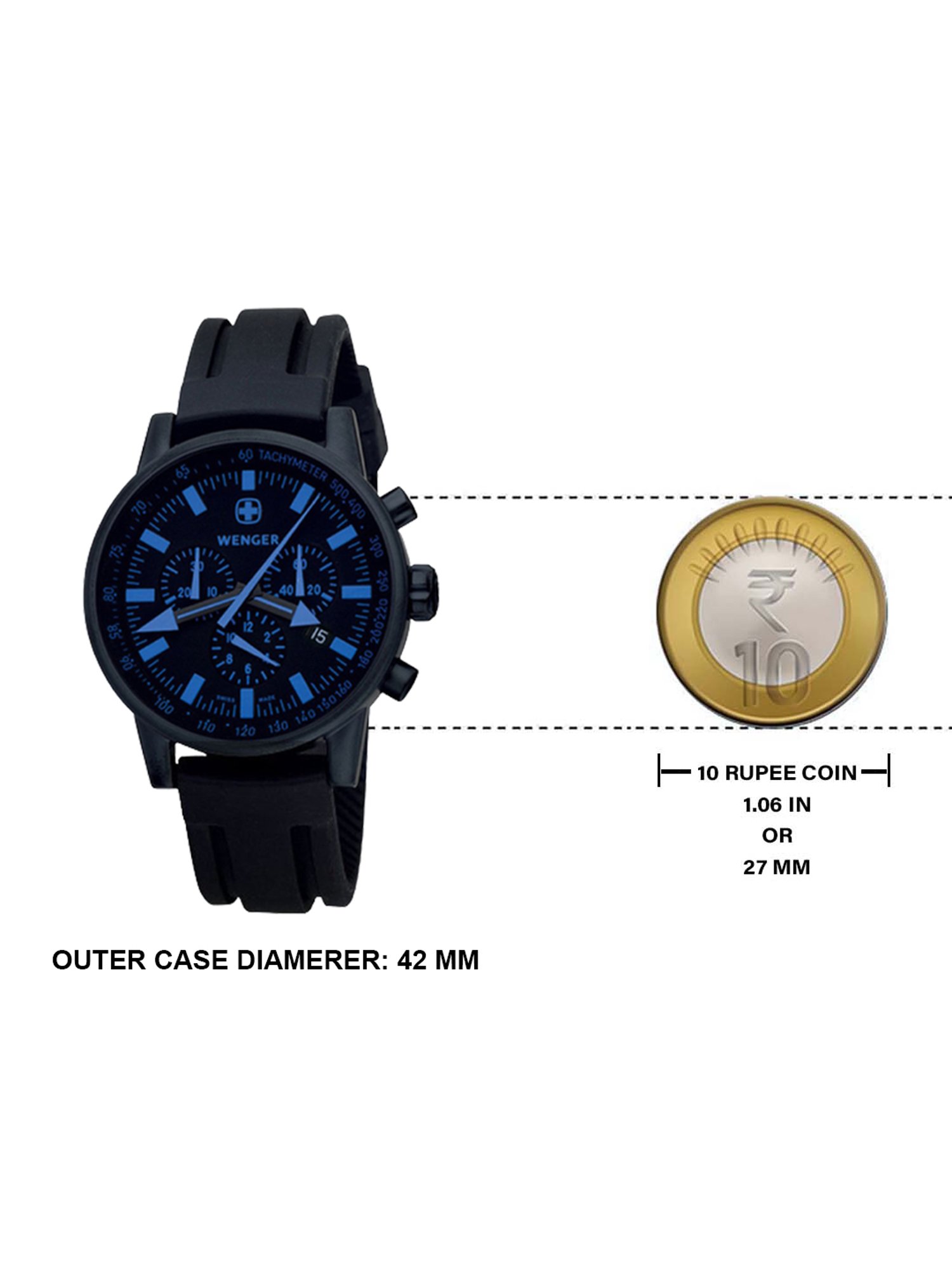 Wenger 70892 Commando PDG Chronograph Swiss Made Watch for Men