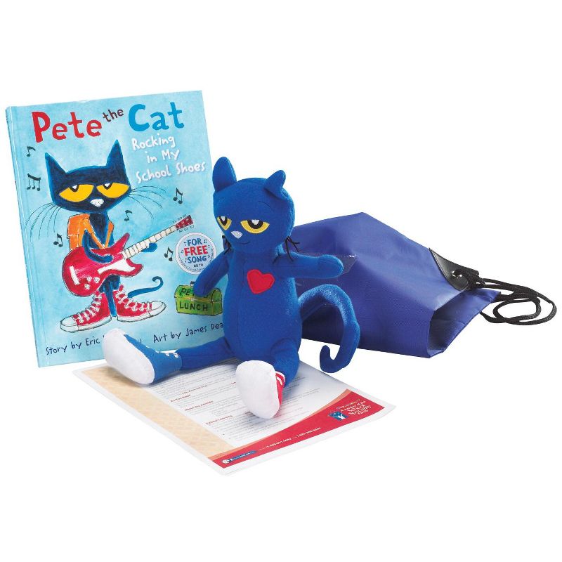 Childcraft Pete the Cat: Rocking in My School Shoes Literacy Bag, Book, and Plush
