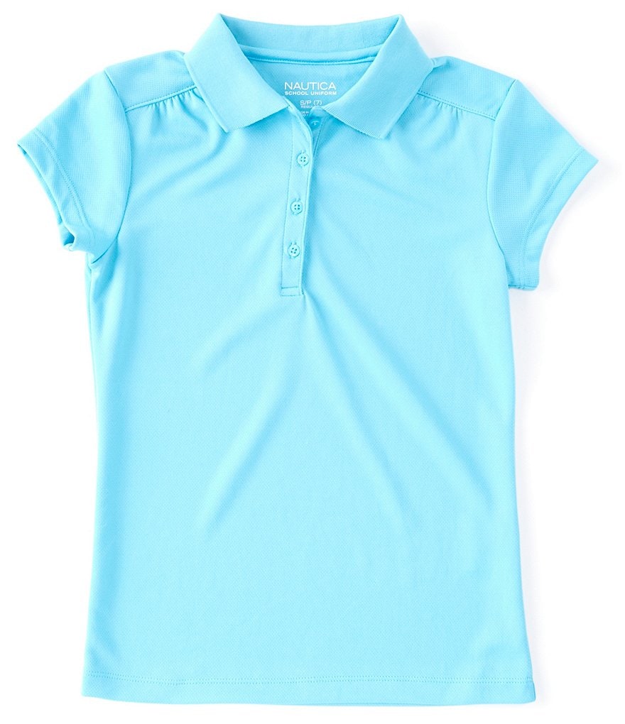 Nautica Big Girls 7-16 Short-Sleeve Performance Polo