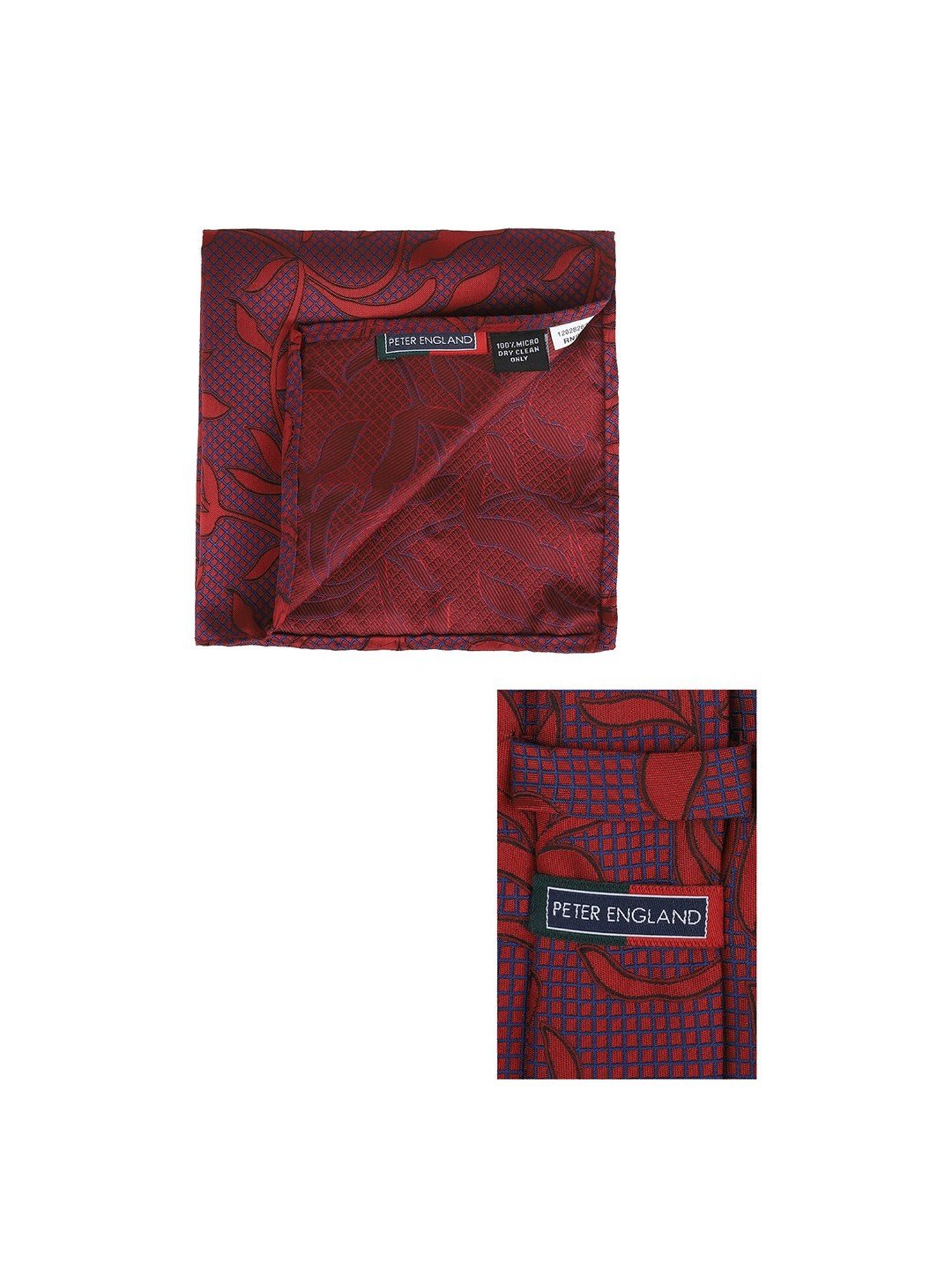 CHOKORE Red and Yellow Checks Tie