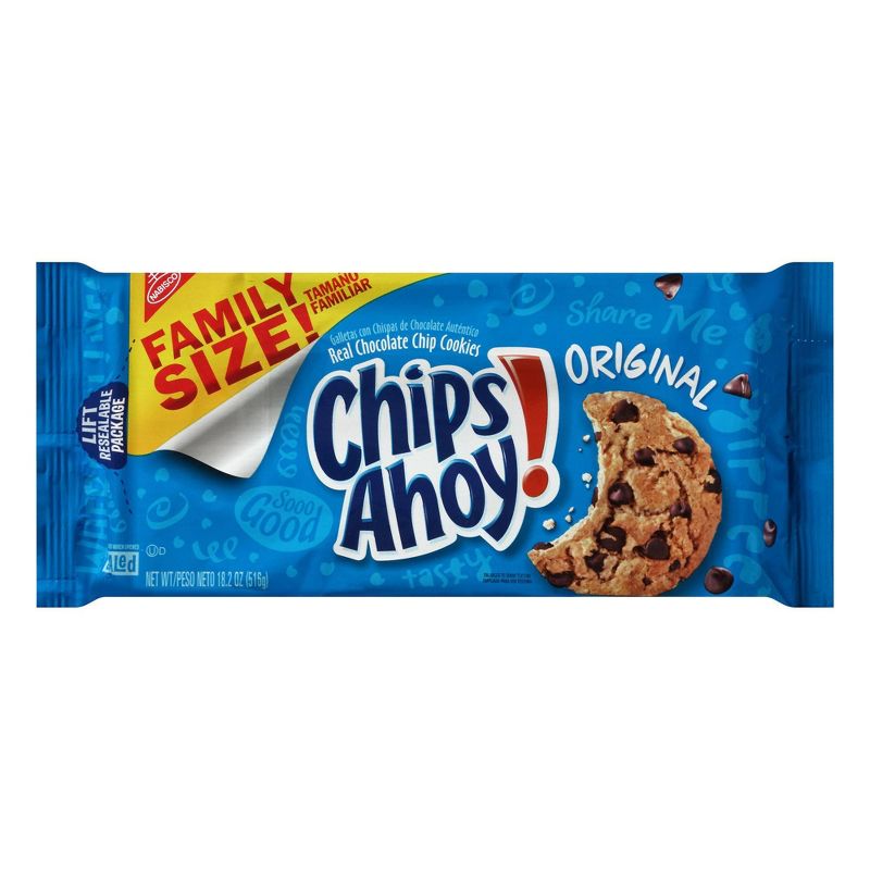 Nabisco Chips Ahoy! Original Chocolate Chip Cookies Family Size - 13.2oz/3pk