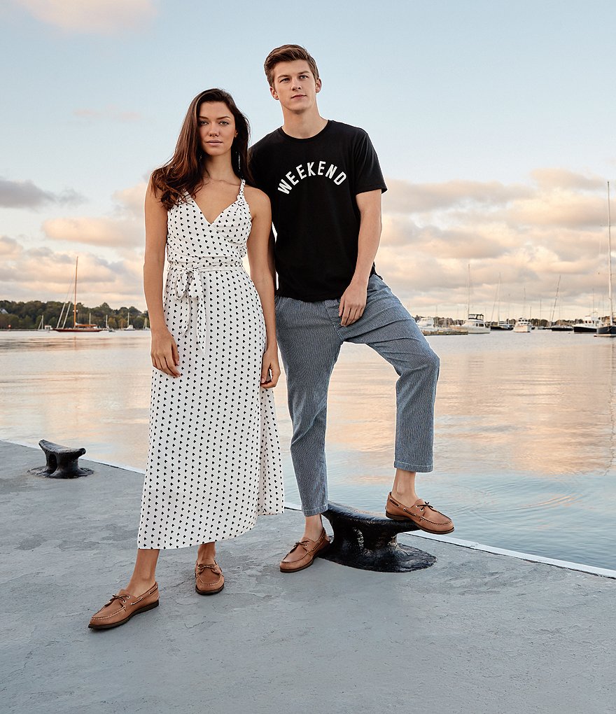 Sperry Men's Top-Sider Authentic Original 2-Eye Leather Boat Shoes