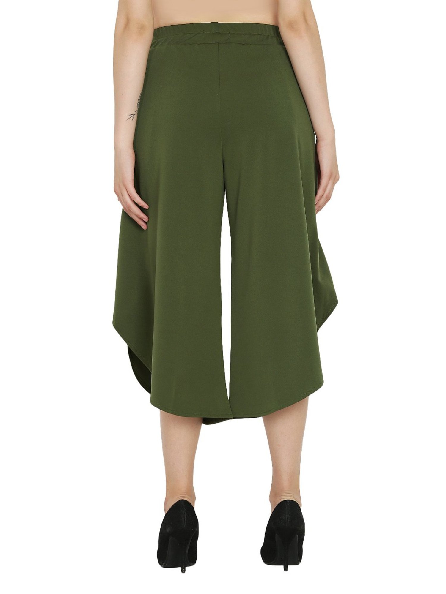 Westwood Olive Cotton Dhoti Pants