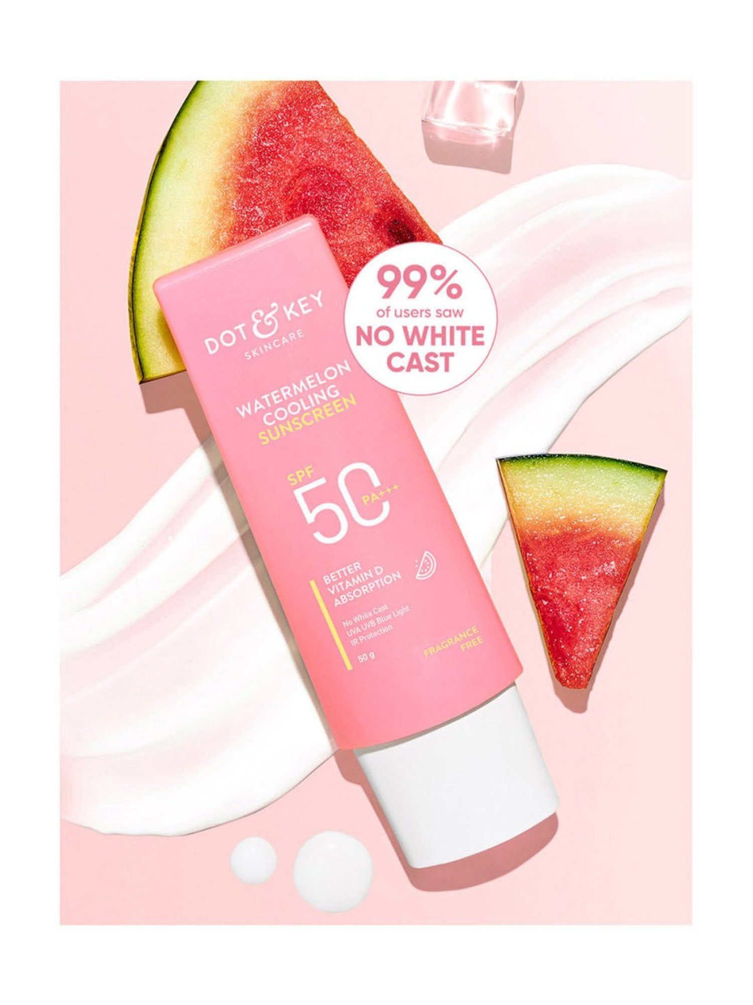 Dot & Key Watermelon Cooling Sunscreen SPF 50 PA+++ - 50 gm