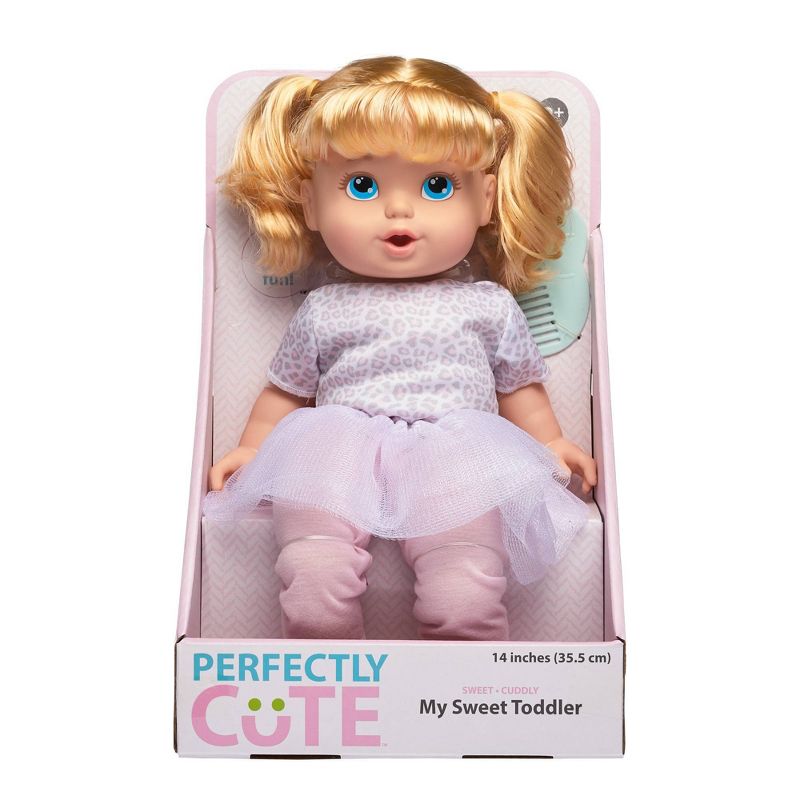 Perfectly Cute 14" My Sweet Toddler Doll - Blonde with Blue Eyes