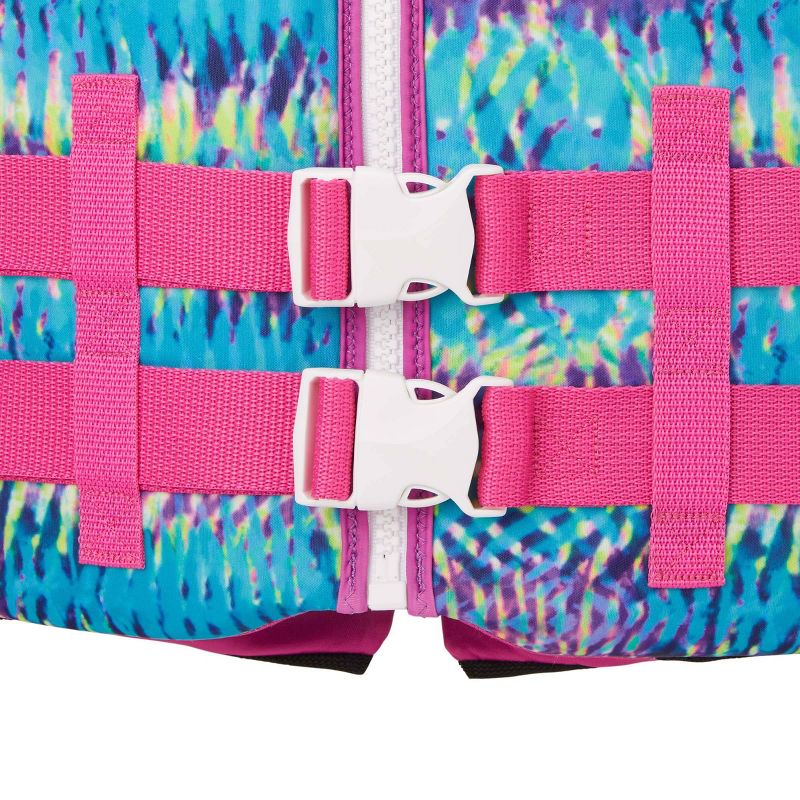 Speedo Youth Girls' Life Jacket Vest - Tie Dye