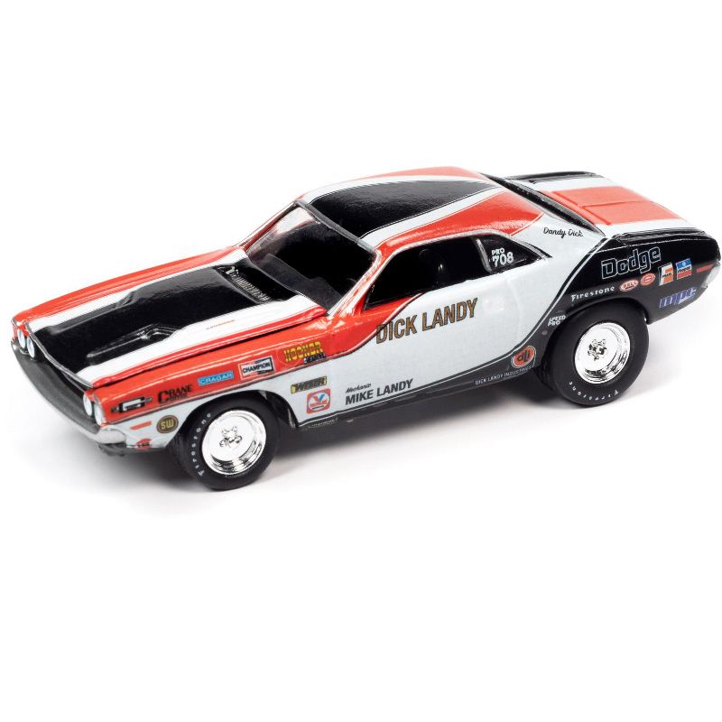 1970 Dodge Challenger & 1970 Plymouth Superbird "Legends of the Quarter Mile" Set of 2 Cars 1/64 Diecast Models Johnny Lightning