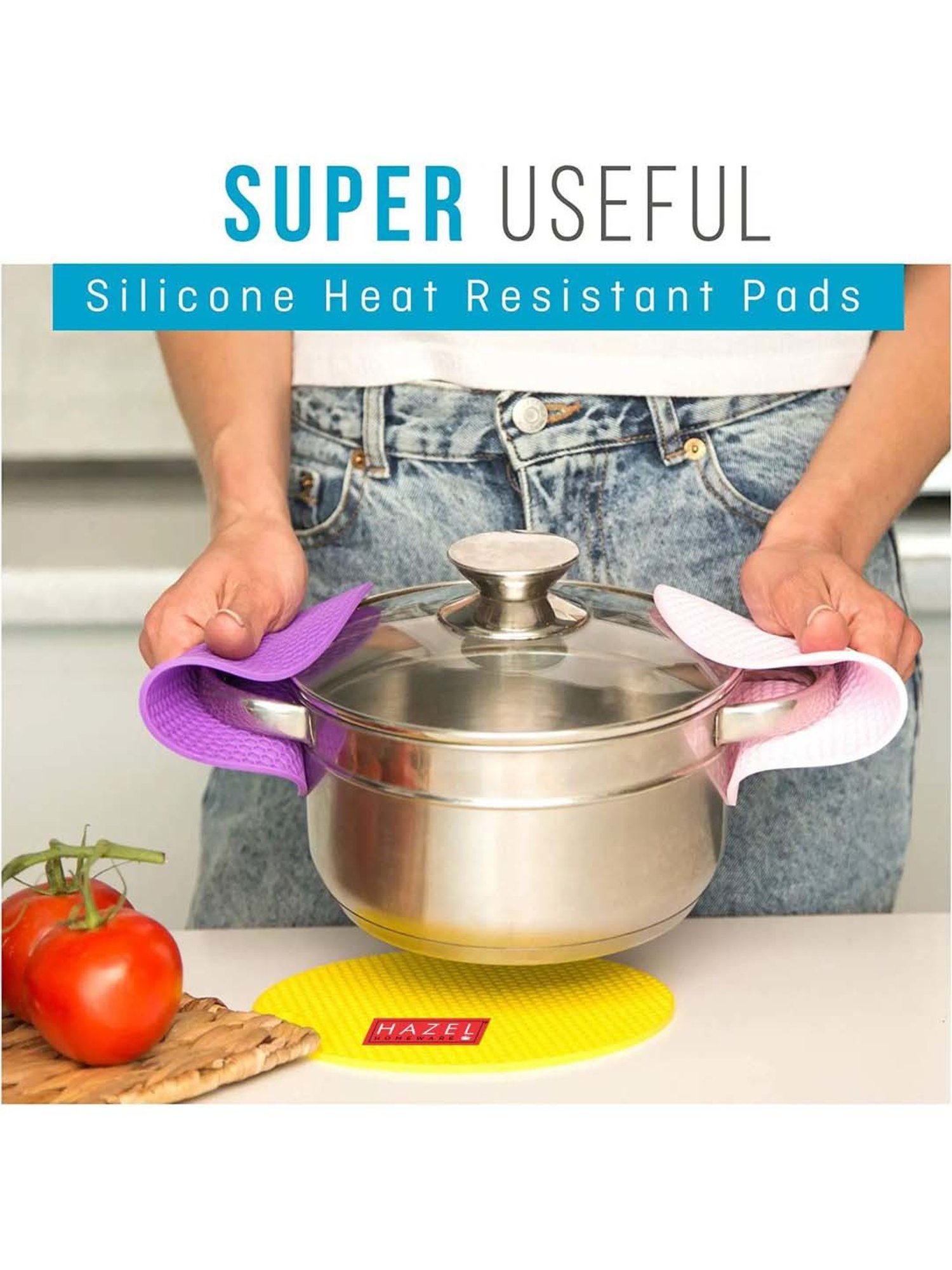 BERGHOFF Leo Pink Silicone Trivet - Set of 1