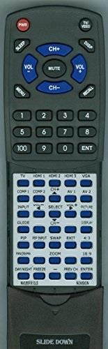 replacement remote control for nuvision nvu55fx10ls, nvu55fx5ls