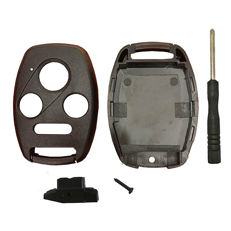 Fob Shell Case Fit for Honda Accord Civic Ex Pilot less Entry Remote Housing Replacement with Screwdriver