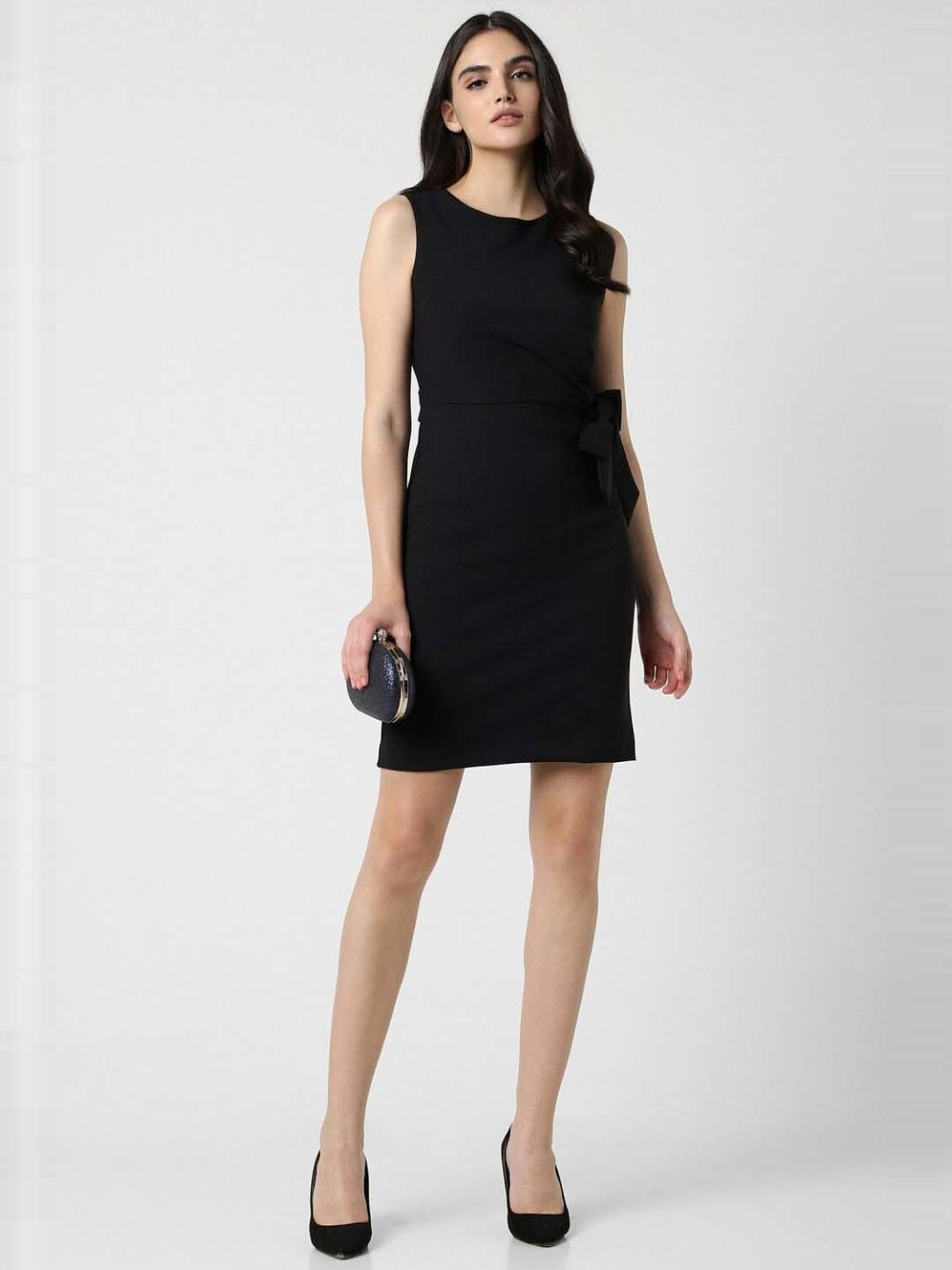 Van Heusen Black Shift Formal Dress