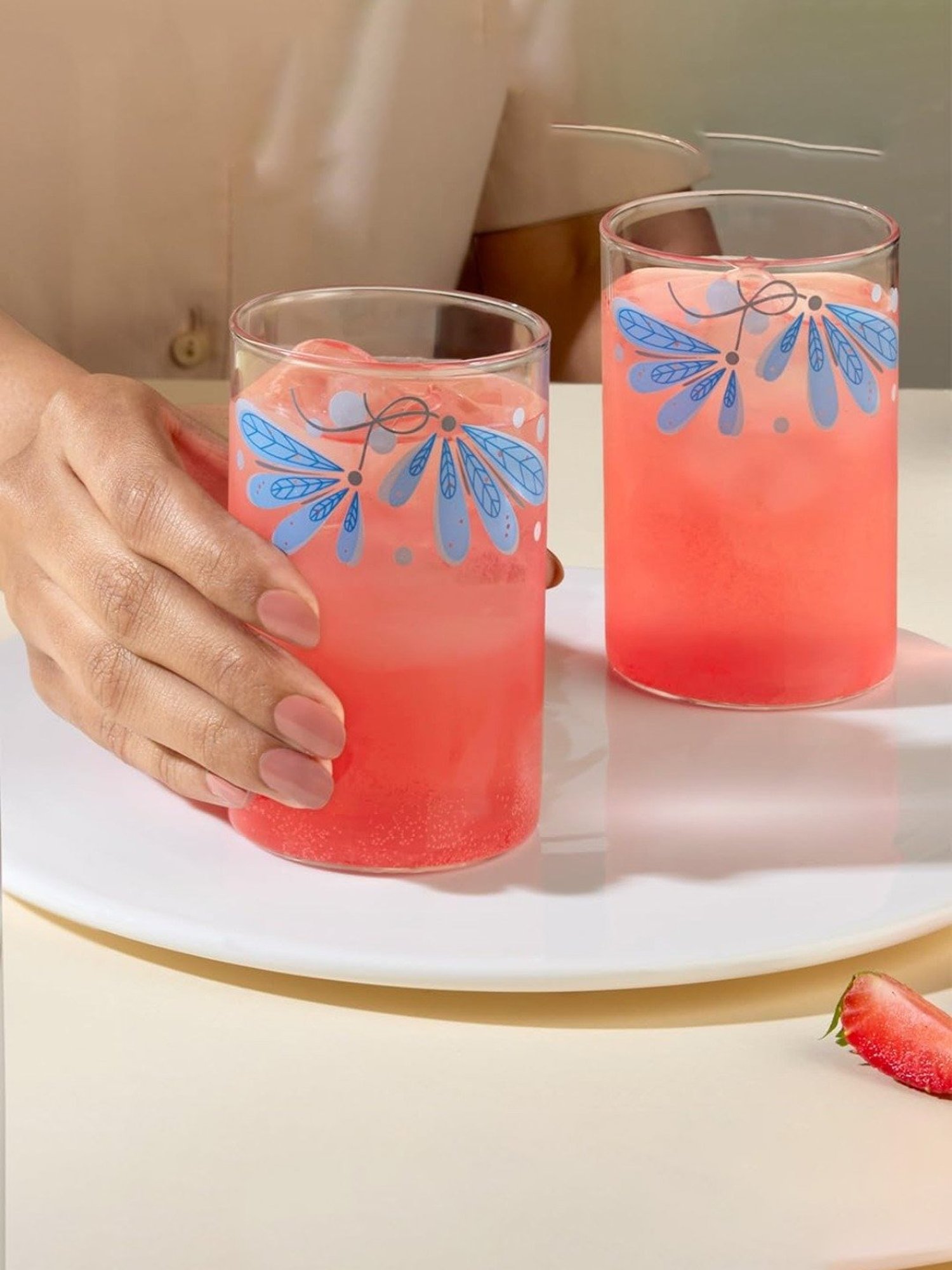 Borosil Transparent Borosilicate Everyday Glasses - Set of 6 (295ml)