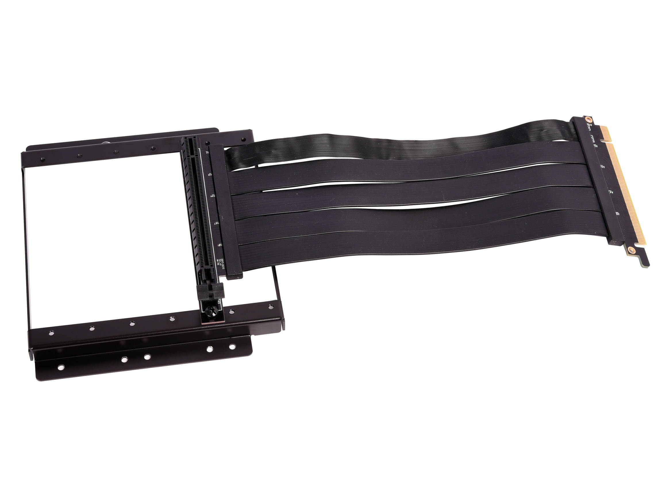 LIAN LI O11D-1X Premium PCI-E x16 3.0 Black Extender Riser Cable 200mm and Cover Bracket for PC-O11D and PC-O11AIR