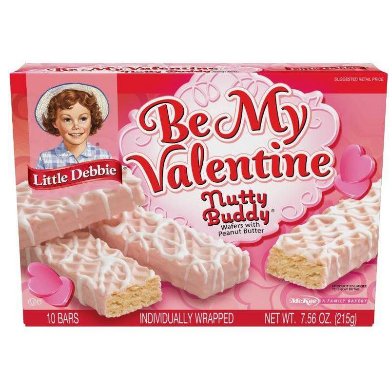 Little Debbie North Pole Nutty Buddy Wafer Bars - 7.56oz/10ct