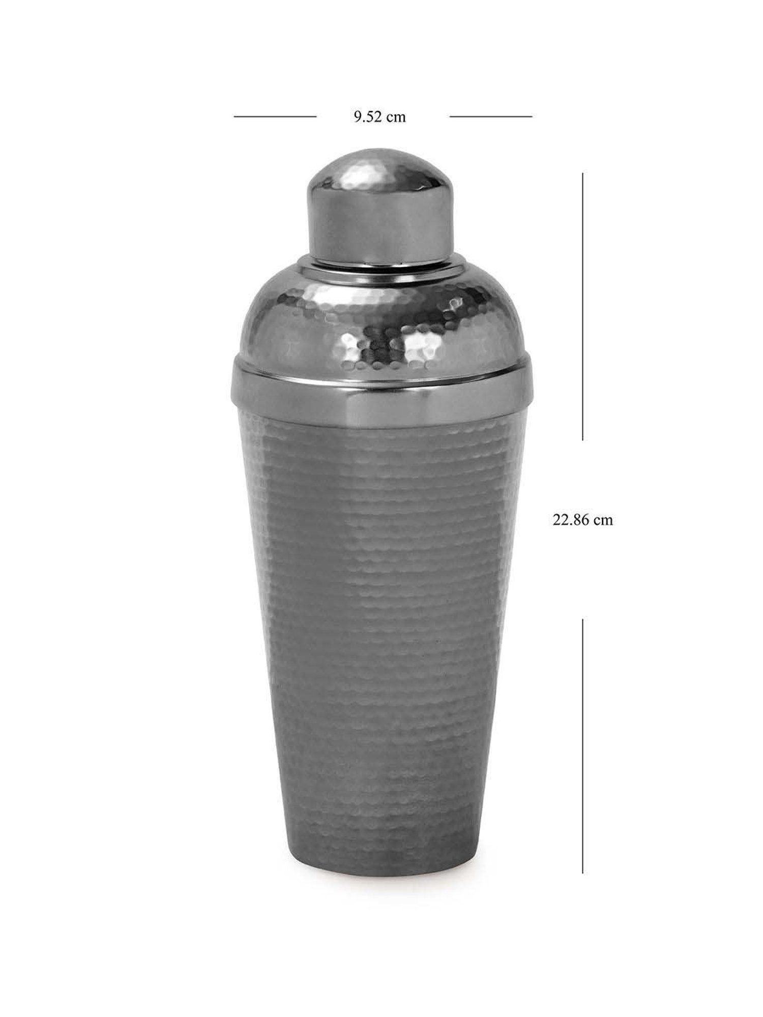 FnS White Stainless Steel 5-Piece Bar Set