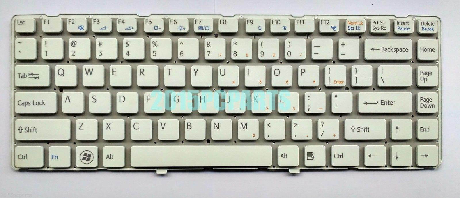 For Sony VAIO VPC-EA3EGX VPC-EA3FFX VPC-EA3GGX VPC-EA3JGX Keyboard US