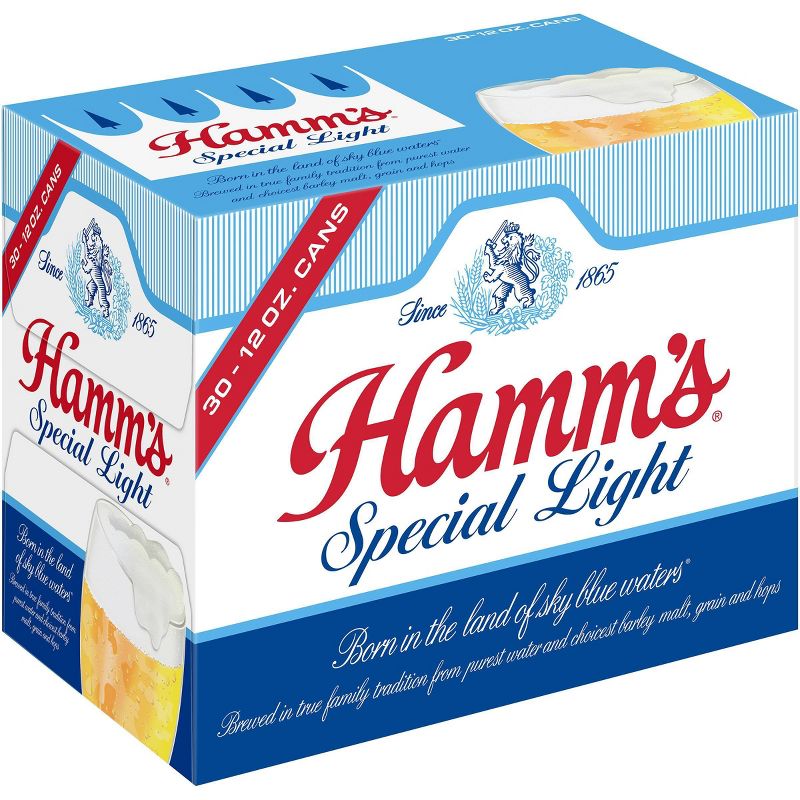 Hamm's Special Light Beer - 30pk/12 fl oz Cans