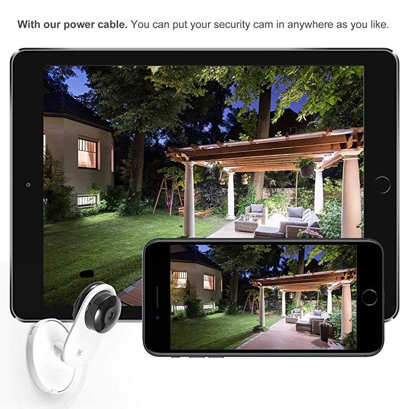 Power Extension Cable for Wyze Cam PanWyzeCamKasa CamYI Dome Home CameraFurbo DogNest CamOculus GoDurable Charging and Data Sync Cord for Home Security Camera