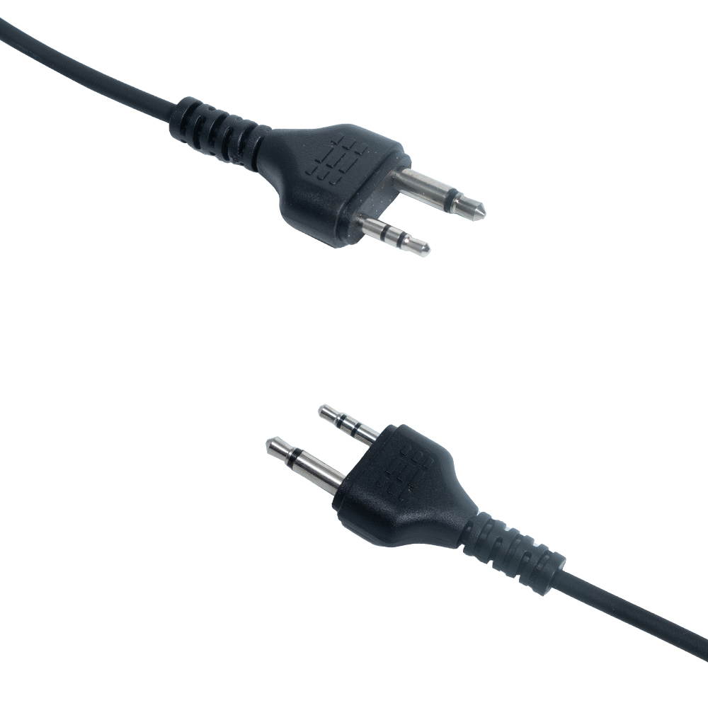 Covert Acoustic Tube Walkie Talkies Earpiece Headset with Mic PTT for Midland GXT1000VP4 LXT500VP3 GXT1050VP4 GXT1000XB(10 PACK)