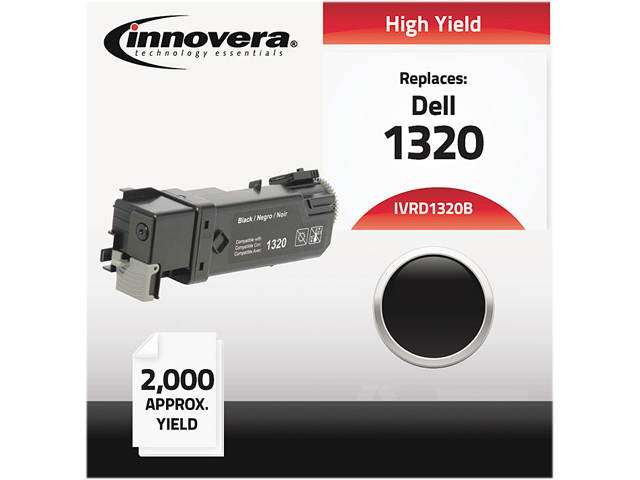Innovera IVRD1320B Black Compatible Remanufactured 310-9058 (1320) Toner