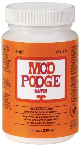 Mod Podge Waterbase Sealer, Glue and Finish 8Ounce, CS11272 Satin Finish