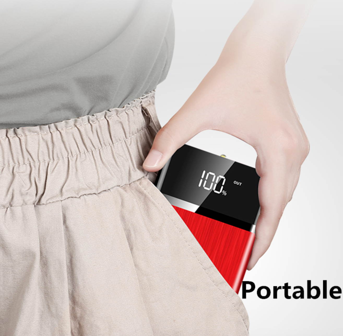 Ultra-thin Portable External Battery Huge Capacity Power Bank 900000mAh Charger