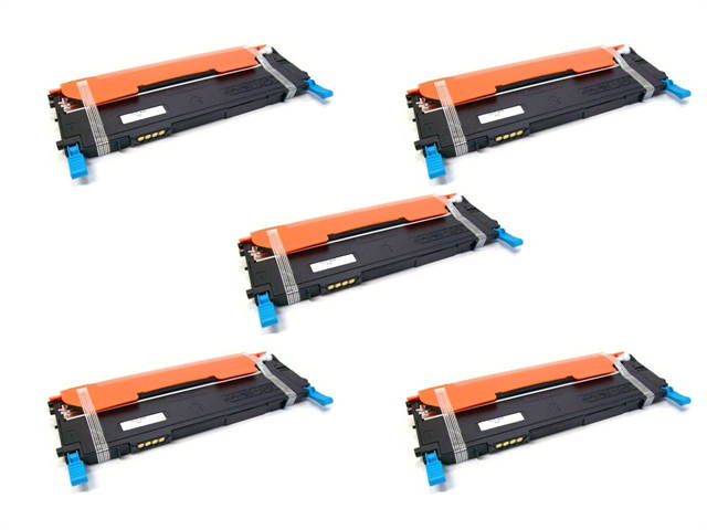 Cisinks &reg; 5 Pack Compatible Samsung CLP315 CLT-C409S Cyan Laser Toner Cartridge For Samsung CLP-310 CLP-310N CLP-315 CLP-315W CLX-3170 CLX-3175 CLX-3175FN CLX-3175FW CLX-3175N