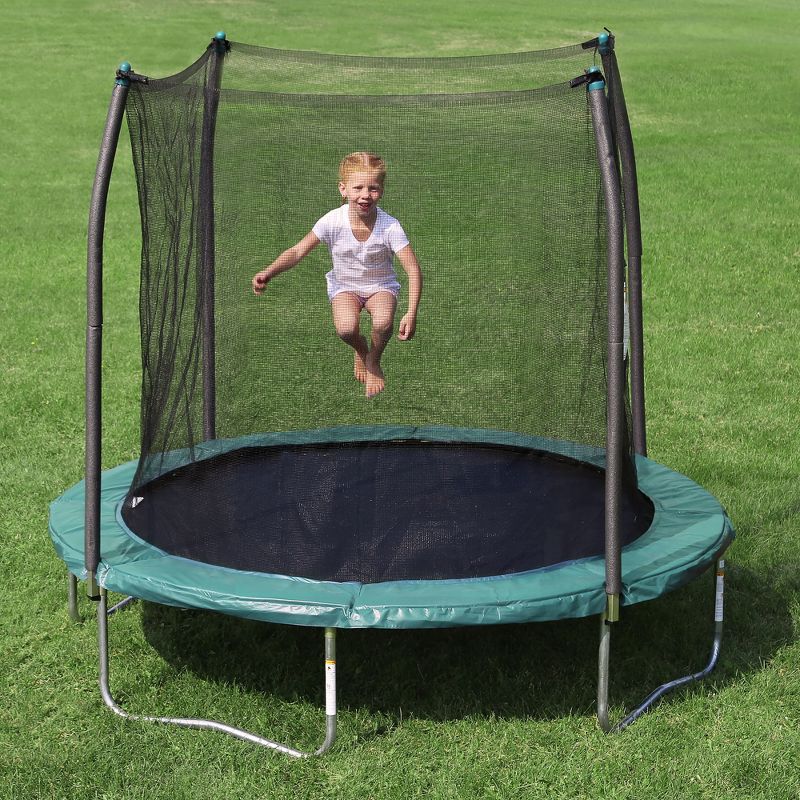 JumpSport SureStep Removable 2-Step Trampoline Safety Ladder - Easy to Attach