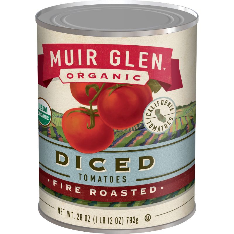 Muir Glen Organic Diced Fire Roasted Tomatoes - 28oz