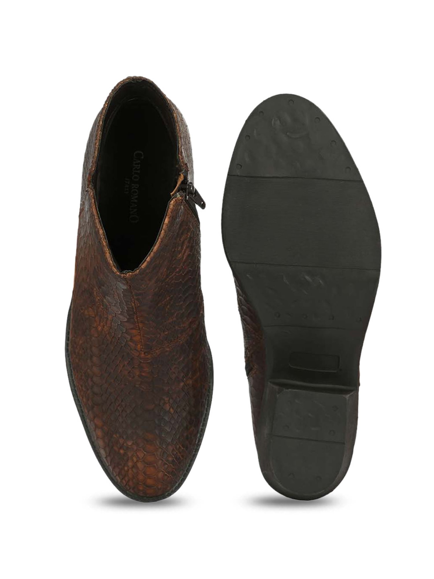 Carlo Romano Women's Dark Brown Casual Boots